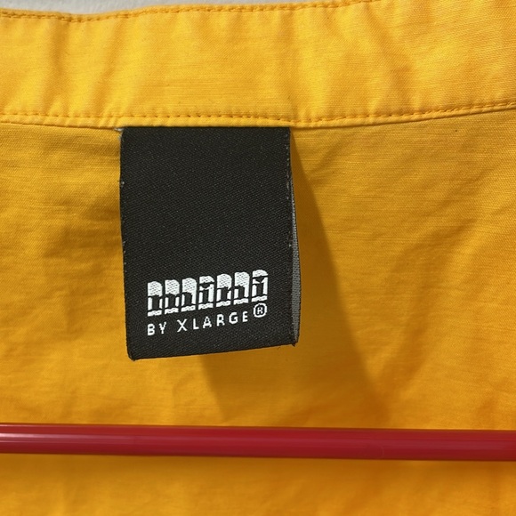 Bright yellow windbreaker jacket mini by X-Large size s - Picture 2 of 4